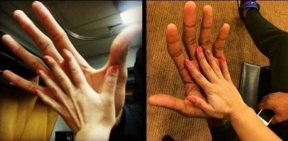 Зависит от размера ладошек.