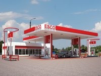 Именно поэтому для одарённых дальнобоев на АЗС устанавливаются колонки немного отдельно.