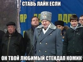Без Жириновского всё уронили... Владимир Вольфович, вставайте