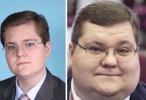 До и после получения должности чиновника.