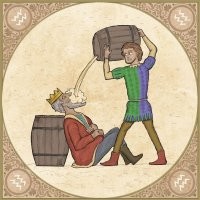 Теперь вопрос: почему у водолея голова повернута на 180 градусов?