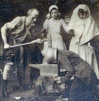 Метод рабочий. Если завальцевать край кастрюли, то человек становится трезвенником, т.к. стакан внутрь будет не засунуть чисто физически.