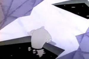 Умка ловит рыбу?  )