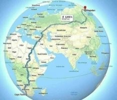 4492 часа, это 187 дней, тоесть за сутки надо проходить около 120 километров, а это даже для Конюхова многовато.