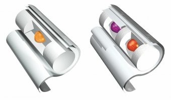 Это явно не шарики от ручек... это скорее капсулы от сигарет