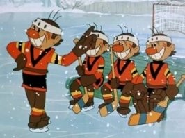 Суровые челябинские хоккеисты...