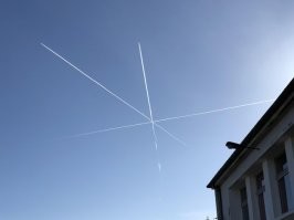 не пересекаются, а скрещиваются