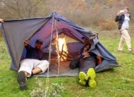 За пару секунд до возгорания платки