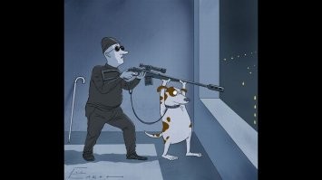 Точно - ориентируется на биканье парктроникса.