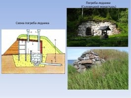 1. А сейчас королей нет? 
Почему вы решили, что рассказ про царей древности.
2. В древности были распространены ледники (не  те, что в горах).
Выкапывалась яма и зимой там намораживался лёд. А летом там хранили молоко, мясо и пр. Льда хватало до следующей зимы.