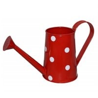 Красная Металлическая Оцинкованная Банка Для Садового Плантатора