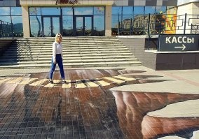 20 шедевров уличного искусства, которые трудно отличить от реальности