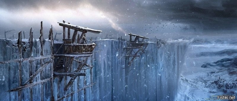 Ледяная стена из Игры престолов))