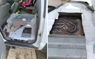 Вообще не удивительная ситуация для владельцев авто из девяностых. Чтобы снять бак, нужно пройти семь кругов ржавого ада, поэтому на тех же Чирках, например, всегда тупо выпиливали люк для замены бензонасоса.