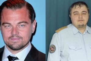 Простые люди, которые похожи на звезд, как близнецы