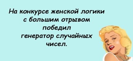 Пост о женской логике, собранный мужчиной