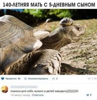 Да ладно. Своих детей они зарывают в песок и сваливают. Даррела читать надо
