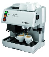 Не к месту вспомнила, как один чел наклеил эту картинку на подобную кофемашину