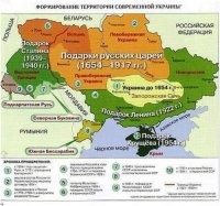 Предательство совершили как раз украинствующие бывшие Русские.
Они совершили предательство. 
Получив всё что у них есть из рук России (включая территории) превратили эти Русские земли политые кровью наших предков в русофобский платсдарм НАТО против России, в полигон для войны с Россией. А сами стали пушечным мясом в руках врагов России.

Национальности украинец не существует, это фейк, так же как и государство украина искусственное образование.
Историю нужно знать. 
Но украинствующие предали не только Россию, они отреклись и от своего народа и от своей истории и предков наших общих предали.
ВОТ ГДЕ ПРЕДАТЕЛЬСТВО!

Скажи где в истории есть украина или украинцы?
Её нет! Вот карта в общем правильная, за исключением одного, то что там отмечено как "украина" до 1654 года это Запорожская Сечь - русская казачья вольница. Если бы кто то сказал тогда Запорожским казакам, что они украинцы, то они бы его нагайками забили ибо тогда даже слова такого не было.



А вот фиолетовым выделена территория УНР, это попытка уже украинствующих Русских предателей под диктовку немцев, создать украину из территории Малороссии (её уже начали называть украиной с подачи поляков, немцев и австрияков) во время первой оккупации немцев (первая мировая война и период революции в России)



Я не знаю как будет в ближайшем будущем, но люди имеют полное право на воссоединение со своим народом и государством, так же как Жители Крыма..
Украинствующие предатели тоже имеют право создать своё  государство, и если хотят могут продолжать ненавидеть тех кого они предали, за то что они их предали, но только на той территории на которую они имеют хоть какое то моральное право.
(Помечена жёлтым как украина)