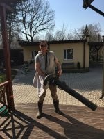 Дополним фотку :) Баба с пилой я с трубой :)