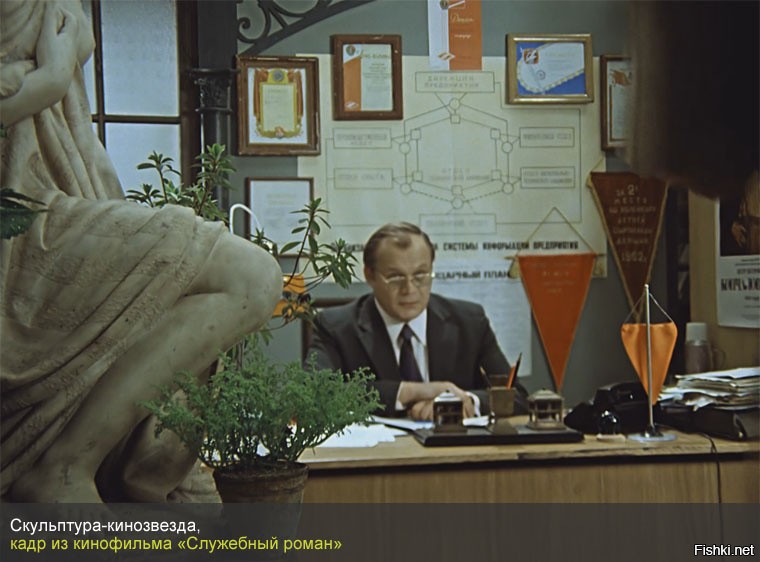 Место встречи изменить нельзя.
На первой фотографии трамвай с номером 2170 из которого выпрыгнул убийца Васи Векшина. Кирпича поймали в этом же трамвае.
 На третьей фотографии на этот же трамвай садятся Хоботов с Людочкой.
И по непонятному совпадению, этим же трамваем (четвертое фото) отрезало голову несчастному Берлиозу.

Ниже кадры из фильмов "Формула любви", "Старый Новый год",  "Служебный роман", "Васса". А кто заметил что-нибудь общее в этих кадрах?