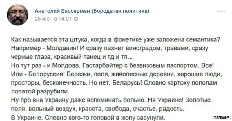 Депутат Вассерман: «Нацизм — совершенно естественное порождение европейской цивилизации»