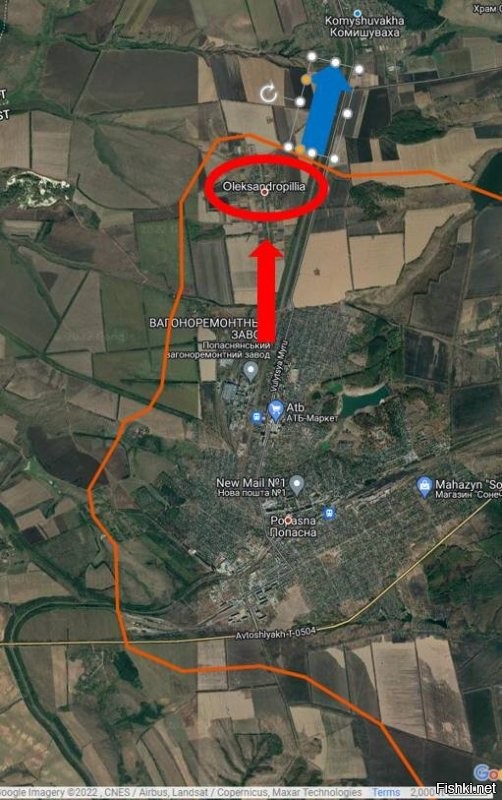 Войска союзников заняли село Александрополье под Попасной и отбросили украинские части к Камышевахе. Данное продвижение продолжает замыкать котел над группировкой ВСУ в данном районе

ТГ Сolonelcassad