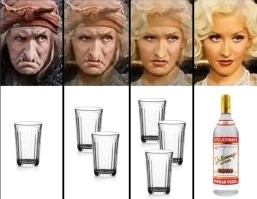 Водка и самостоятельно очень омолаживает