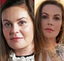 Так без макияжа она и выглядит на 60+