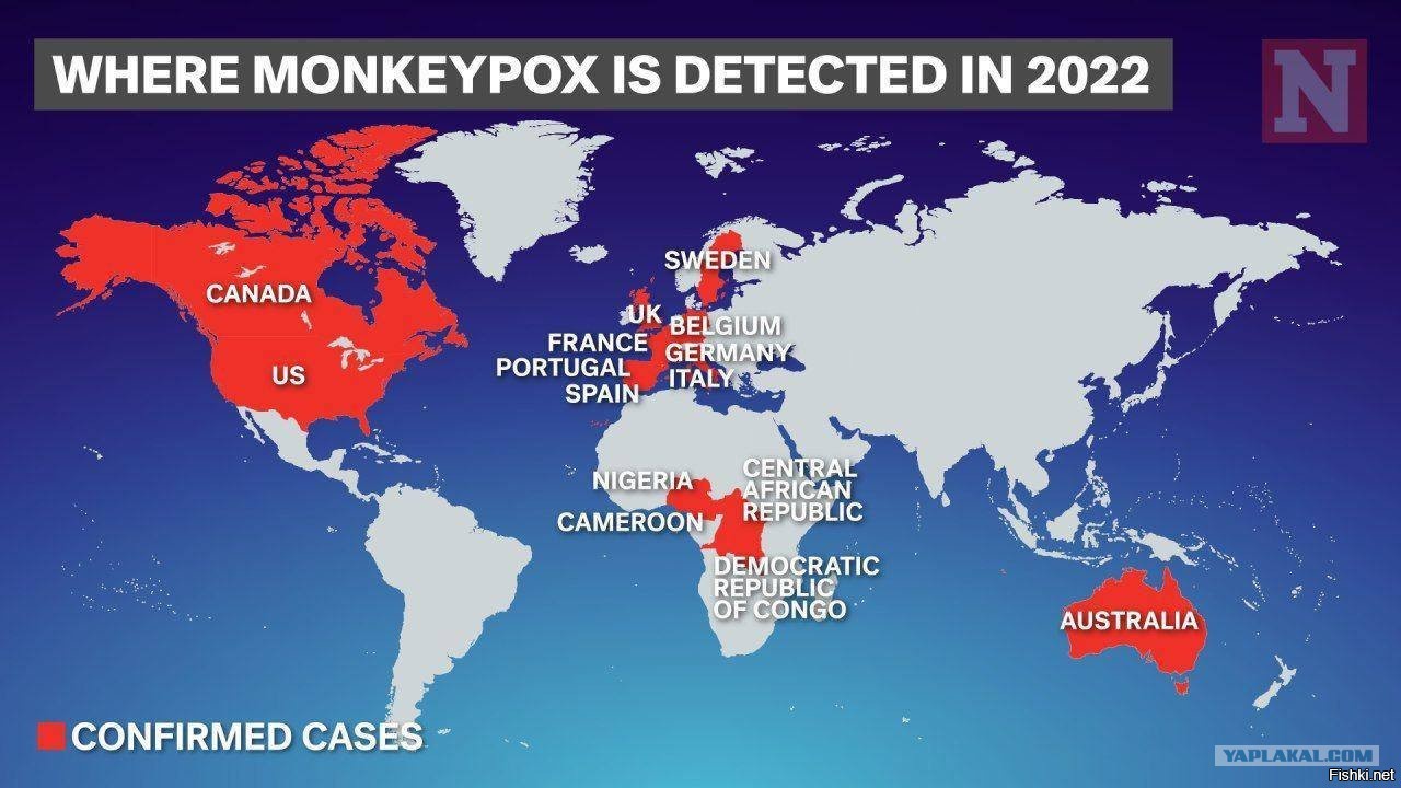 Страна больна. Распространенность оспы обезьян в мире. Известные страны. Оспа обезьян карта распространения 2022. Страны против России.