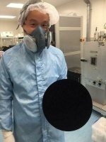 А зачем закрыли чёрным кругом мяч, покрытый самым темным материалом из известных науке? Я могу ошибаться, но мяч таких размеров (вроде как баскетбольный по размерам) получится держать только на ладони.  Положение руки, вроде как, об этом и говорит....  НО! Тогда возникает вопрос... А где его пальцы?  Или он, как баскетболист, держит его таким образом? Поправьте меня, если ошибаюсь...