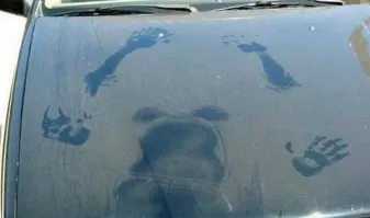  Автомобиль, который окрашен термохромной краской