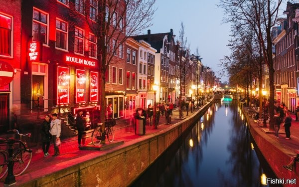 Громкая улица в Амстердаме