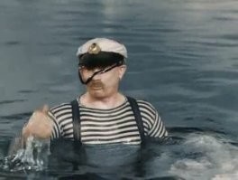 В Татарстане капитан корабля как следует отметил день пограничника и посадил судно на мель