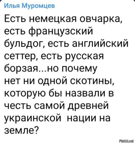 Украинская степная белая ("белая" как бы намекает на принадлежность к высшей расе, "степная" в честь того, откуда родом кОзаки (в честь козы конечно же))