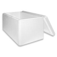 плот из пенопластовых контейнеров для продуктов . просто копипаст кривой .