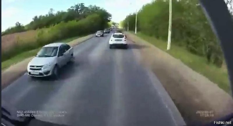 Пропустил утят — получил удар под зад: ДТП с грузовиком под Липецком
