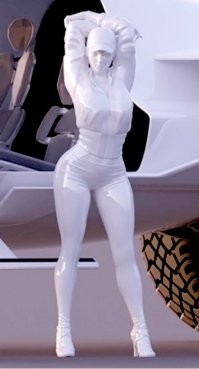 Она пластмассовая, как и весь концепт-кар.