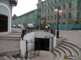 Подземная галерея под улицей Баумана в Казани.