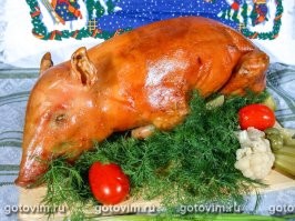 На пляже кабан укусил загоравшую женщину