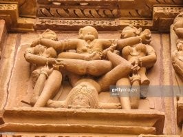 Храмовый комплекс Кхаджурахо не стой стороны показали