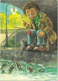 "С приветом" - немецкие открытки с ёжиками, которых очень любили в СССР