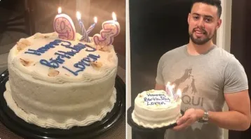 "Не было свечек с цифрами 2 и 7. С днём рождения, сын!"
Они сына назвали женским именем Лорен???
Тяжко сыну, должно быть, живется с таким именем