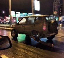 Обычное явление - "джипер" с покатушек возвращается