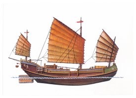 Когда заголовок противоречит содержанию:"Китай десятилетиями хранил в тайне обнаруженный фрегат XII века", в тайне от кого?
Фрега т (фрега т от нидерл. fregat[1], фрега та от фр. frégate[2], нем. Fregatte[3]   разновидность галер Средиземноморья)   изначально; конкретный вид парусного вооружения (трёхмачтовый корабль) торговых и военно-морских кораблей; обладающих определенными характеристиками
Джонка   традиционное китайское парусное судно для плавания по рекам и вблизи морского побережья. До сих пор широко используется в водах Юго-Восточной Азии. Слово происходит от малайского djong, что в свою очередь является искажением южноминьского слова 船, chûn, означающего «судно».Отличительные черты джонки   паруса из бамбуковых рей и циновок в форме четырёхугольника, а также приподнятые нос и корма. Паруса можно сворачивать наподобие жалюзи. Массивный руль заменяет киль. Число мачт достигает пяти.
Может быть прежде чем выкладывать материал его стоит отредактировать, и более тщательней подбирать заголовок.