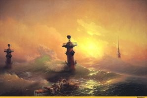 Айвазовского уже приукрашивали. По моему- неплохо.