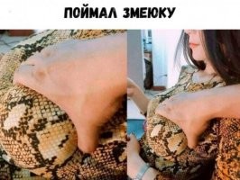 ...и пошёл  душить  одноглазого змея...