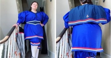 "Я отрастила эту задницу для местного фестиваля. Три года растила."