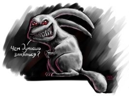 Счастье привалило: мужчина встретил в саду маленьких крольчат