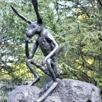 В копилку: заяц-мыслитель (Вашингтон, США)